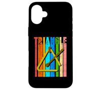 Triangle Vintage | Instrument de Musique rétro | Triangle Coque pour iPhone 16 Plus