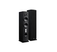 Triangle Enceinte colonne Zerius 902 2,5 voies Système Bass Reflex Noir vendue à l'unité