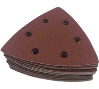 Triangles de ponçage 93 x 93 x 93 mm Ponceuse delta Papier abrasif delta Triangle Velcro P600 100 pièces