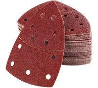 Triangles de Ponçage, Papier de Verre pour Bosch PSM 100A, PSM 160, PSM 200 AES, PSM 18, PDA 180, 105 mm x 152 mm, Lot de 60