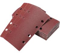 Triangles de Ponçage, Papier de Verre pour Bosch PSM 100A, PSM 160, PSM 200 AES, PSM 18, PDA 180, PSM 160 A/PSM 80/PRIO, 105 mm x 152 mm, Lot de 60, Grain P40/60/80/120/180/240