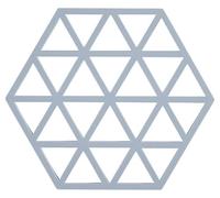 Triangles Silicone Trivet, Sky Blue