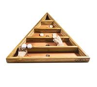 TRIANGOLO Nouveau Jeu De Palets en Bois - Un Jeu Différent sur Chacune De Ses Deux Faces - Se Joue à L’intérieur comme à L'extérieur - Divertissement Assuré en Famille Ou Entre Amis.
