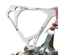 Triangulaire, Robuste, Crochet De Suspension pour Corde d'escalade | Robuste pour Relier Chaînes, Suspendre Hamacs, Faire De La Randonnée, du Camping, Mous