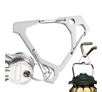 , Triangulaire | Robuste pour Connexion De Chaîne, Suspension Hamac, Randonnée, Camping, Porte-clés en Acier Inoxydable,