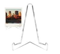 Triangular Card Stand - Triangular Stand for Collectible Cards with Stable Inclined Design | Polystyrene with Lightweight 10g Construction Holds Cards, Pictures, and Photos Securely for Dorm Nightstan