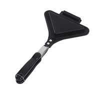 Triangular Panini Pan Double Sided Nonstick | Even Heating for Excellent Panini/Cakes | Lightweight Aluminum Alloy with Comfortable Handle | Easy Maintenance, Space Saving