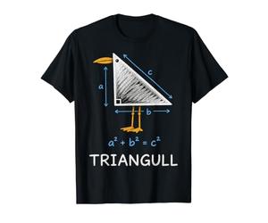 Triangull Funny Seagull Théorème de Pythagore Math Pun Bird T-Shirt Graphique avec Valeur