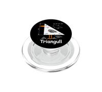 Triangull Triangle Mouette Oiseau Jeu de Mots Amusant Mathématiques Professeur PopSockets PopGrip pour MagSafe