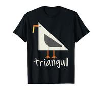 Triangull Triangle Mouette Oiseau Pun Drôle T-Shirt Graphique avec Valeur