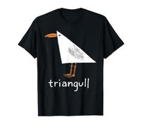 Triangull Triangle Mouette Oiseau Pun Drôle T-Shirt Graphique avec Valeur