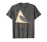 Triangull Triangle Mouette Oiseau Pun Histoire Naturelle T-Shirt