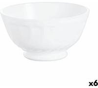 Trianon Bol petit déjeuner white verre (6 pièces)