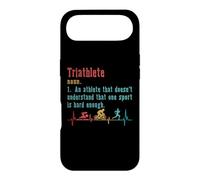 Triathlète, Un athlète Qui Aime la Natation, Le vélo, la Course à Pied, Le Triathlon Coque pour iPhone Air