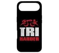 Triathletes TRI Harder Swim Bike Run Live Inspiré du Triathlon Coque pour iPhone Air