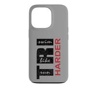 Triathletes TRI Harder Swim Bike Run Triathlon Inspiré Coque pour iPhone 13 Pro