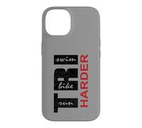 Triathletes TRI Harder Swim Bike Run Triathlon Inspiré Coque pour iPhone 14