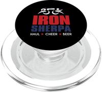 Triathlon inspiré du Triathlon Tri Sherpa - Haul Cheer Beer PopSockets PopGrip pour MagSafe