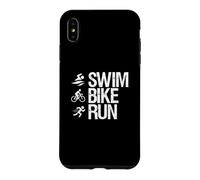 Triathlon Natation Vélo Course Endurance Athlète Sports Entraînement Coque pour iPhone XS Max