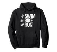 Triathlon Natation Vélo Course Endurance Athlète Sports Entraînement Sweat à Capuche
