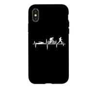 Triathlon Natation Vélo Course Sport Triathlon Triathlète Coque pour iPhone X/XS