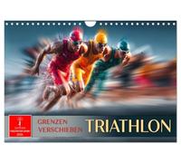 Triathlon - repousser les limites, Version française (Calendrier mural 2026 DIN A4 portrait), Calendrier CALVENDO mensuel