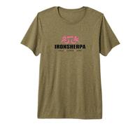 Triathlon Sherpa Support Crew Haul Cheer Wine T-Shirt Haut de Gamme