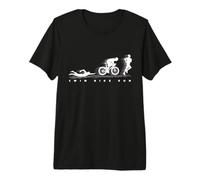 Triathlon - Swim Bike Run - Cadeau pour Les athlètes T-Shirt Haut de Gamme