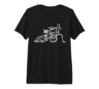 Triathlon Swim Bike Run Triathlete Cycle Extreme Sports T-Shirt Haut de Gamme