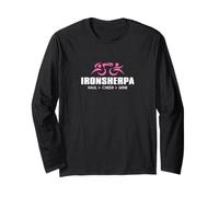 Triathlon Tri Sherpa Triathlon Triathlon Haul Cheer Wine Triathlete Manche Longue