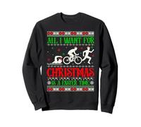 Triathlon Ugly Christmas Sweater for Triathlon Xmas Sweatshirt