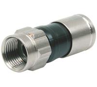 TRIAX Connecteur F 4.6mm pour KOKA F6 et KOKA 110A+ avec bague ressort de contact EX 6-49 NT PLUS