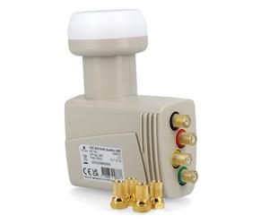 Triax Quattro LNB + 4 fiches F