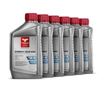 TRIAX Synergy Gear MAX 75W-140 GL-5 Huile Synthétique PAO Longue Durée - Engrenages Hypoïdes, Essieux, Différentiels et Systèmes à Glissement Limité 6 × 0,946 L (6×1 quart)