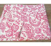 Tribal Asian Textiles Tribal Kantha Imprimé Taille Queen Kantha, Kantha Couverture, Housse de matelas, Kantha Couvre-lit, Bohemian Parure de lit Kantha Taille 228,6 x 274,3 cm 1079