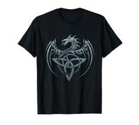 Tribal Celtic Knot Fantasy Mythique Dragon T-Shirt