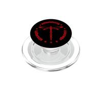 Tribal Libellule Attributs Totem Nomaden Rouge PopSockets PopGrip pour MagSafe