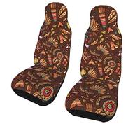 Tribal Native Dream Catcher 2 pièces housses de siège de voiture sièges avant, protection automobile tapis de voiture housse de coussin de véhicule universelle pour la plupart des voitures SUV camions