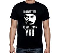 Tribal T-Shirts Big Brother is Watching You T-Shirt Homme (Disponible en Tailles Petit - XXXL) - Noir -