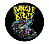 Tribal T-Shirts Jungle Beats Junglist DJ Disque de feutrine en vinyle, blanc