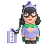 Tribe Warner Bros DC Comics Cat Woman Clé USB 8 Go Fantaisie Pendrive USB Flash Drive 2.0 Originale Stockage Memoire, Idee Cadeau Figurine 3D, Stockage USB en PVC avec Porte-Clés - Multicolore G