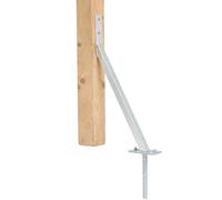 TRIBECCO Ancrage en acier cannelé pour béton - 1 pièce - 590 x 320 x 535 mm - Galvanisé à chaud (pour béton)