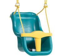TRIBECCO® Balançoire en plastique, pour bébé/tout-petits, aire de jeux, turquoise