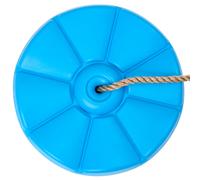 TRIBECCO Balançoire Fleur Roue à bascule Plateau de jeu Siège de balançoire Plastique antidérapant (Bleu)