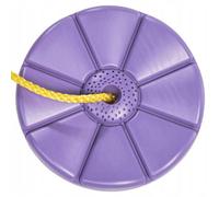 TRIBECCO Balançoire Fleur Roue à bascule Plateau de jeu Siège de balançoire Plastique antidérapant (Violet)