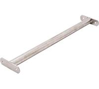 TRIBECCO® Barre de traction barre de gymnastique barre de gymnastique barre métallique (acier inoxydable, 115 cm)