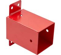 TRIBECCO® Connecteur de balançoire Connecteur mural de balançoire Carré 90/90 mm (Rouge)