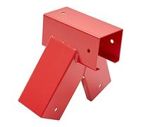 TRIBECCO® Raccord de balançoire carré 90/90 mm (100°, rouge)