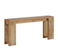 Tribesigns Console Table, 160 x 29.5 x 85 cm, Side Table, Corridor Table, Sofa Table for Small Rooms, Wooden Sofa Table, Country Style for Entrance, Hallway, Living Room, Light Oak