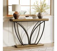 Tribesigns Table console, 105 cm, table basse industrielle derrière le canapé, table de couloir table d'entrée pour entrée, salon, foyer, couloir